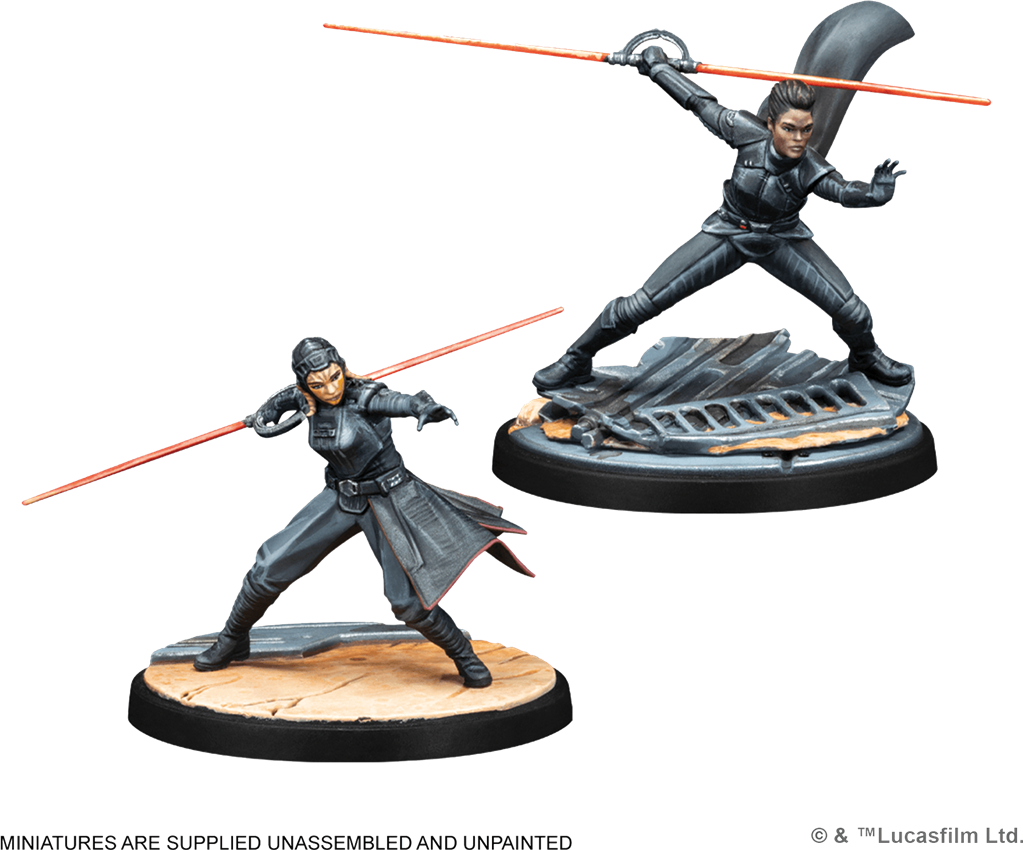 Détail des figurines Chasseurs de Jedi (Jedi Hunters) – Star Wars Shatterpoint