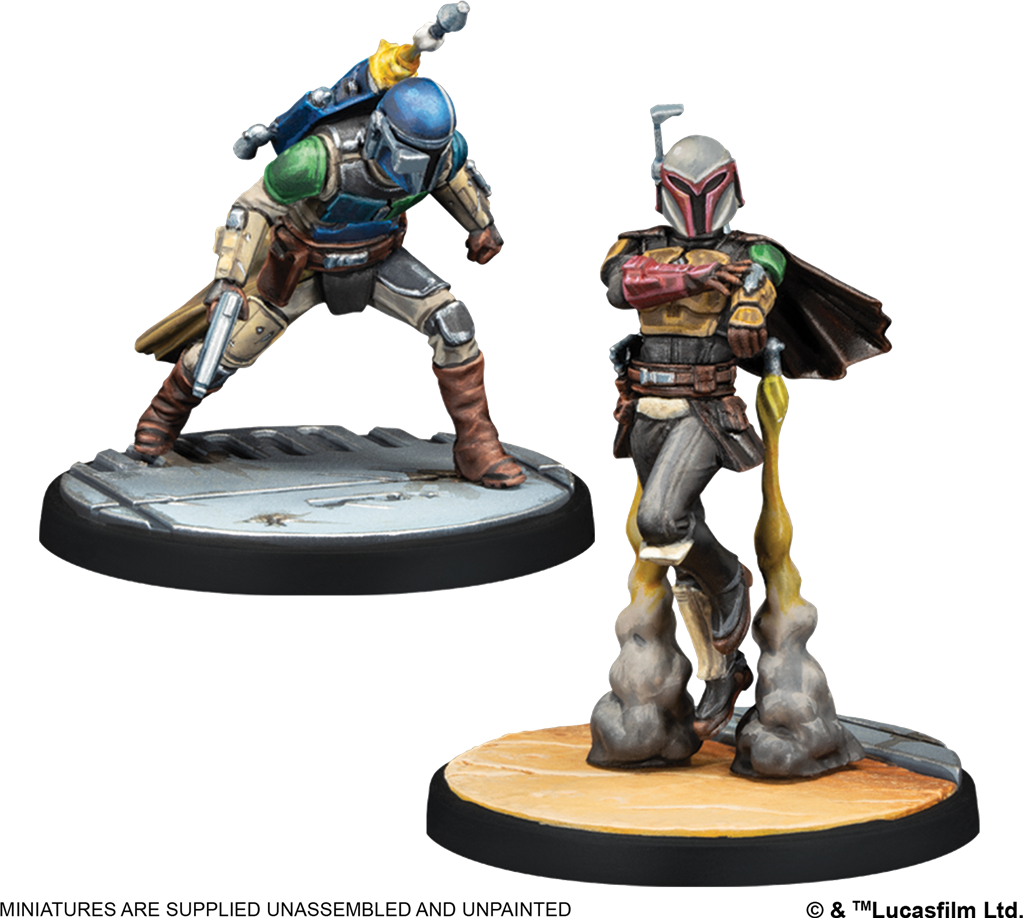 Détail des figurines This Is The Way (Mandalorien) – Star Wars Shatterpoint