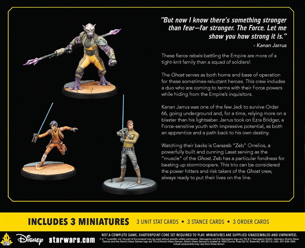 Détail des figurines Stronger Than Fear (Wookies) – Star Wars Shatterpoint