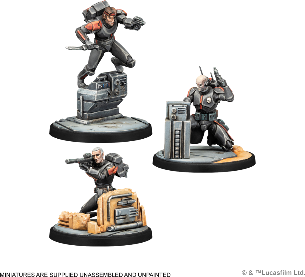 Figurines Clone Force 99 (The Bad Batch) – Star Wars Shatterpoint à peindre