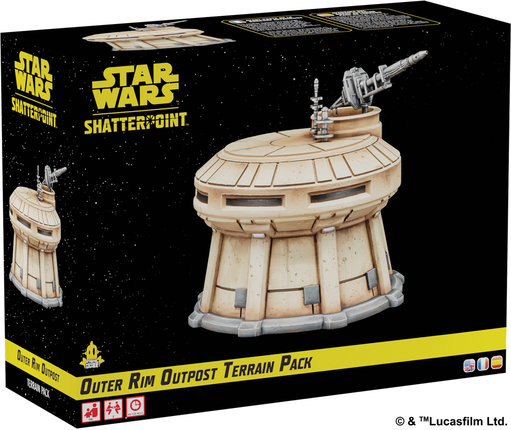 Boîte du pack de terrain Outer Rim Outpost – Star Wars Shatterpoint