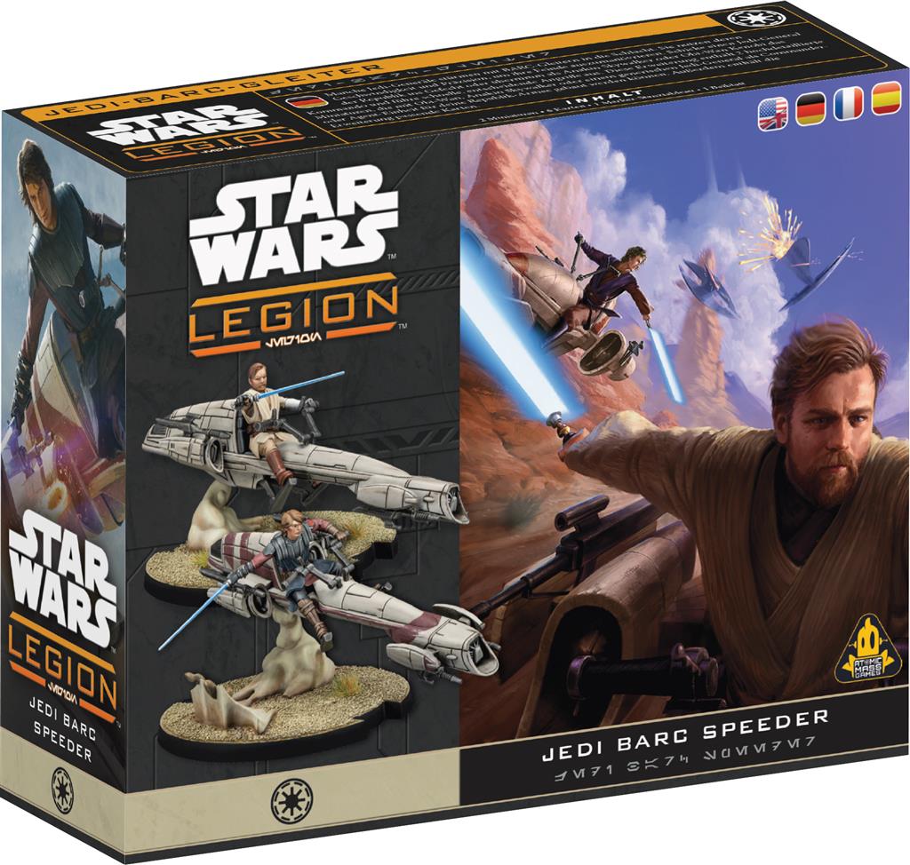 Star Wars Légion - Jedi General on BARC Speeder