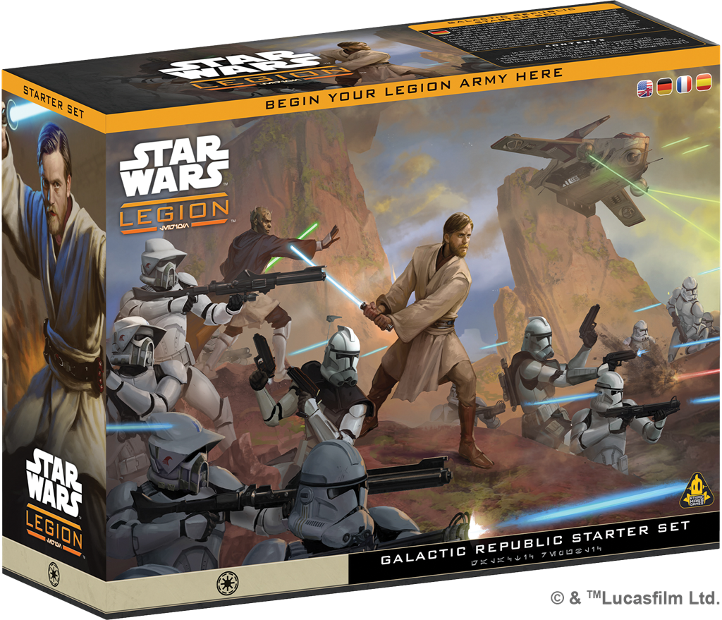 Star Wars Légion : Galactic Republic Starter Set (Boîte de Démarrage)