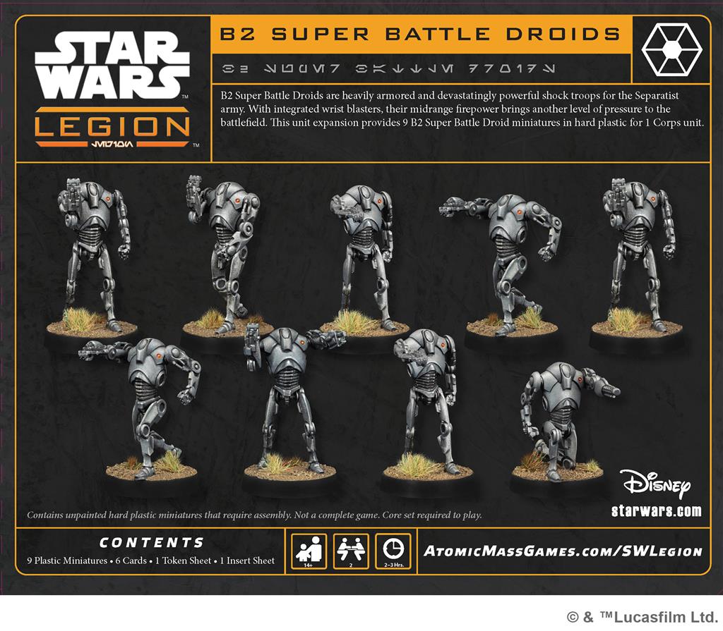 Star Wars Légion : B2 Super Droïdes de Combat