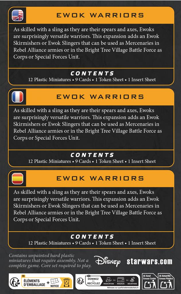 Star Wars Légion : Ewok Warriors