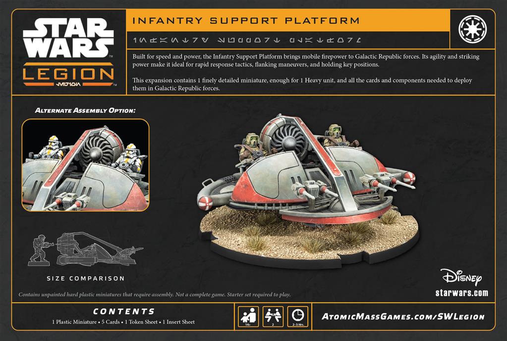 Star Wars Légion : Infantry Support Platform (Reissue)
