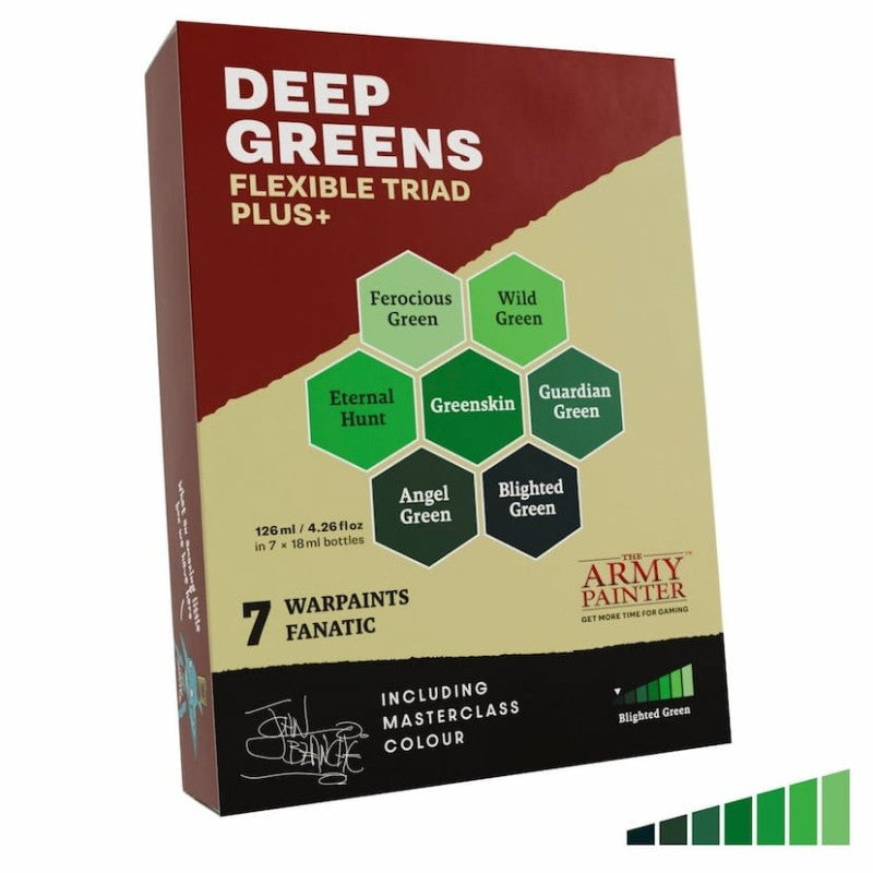 Army Painter - Deep Green Flexible Triad PLUS+ (Sortie en août 2025)