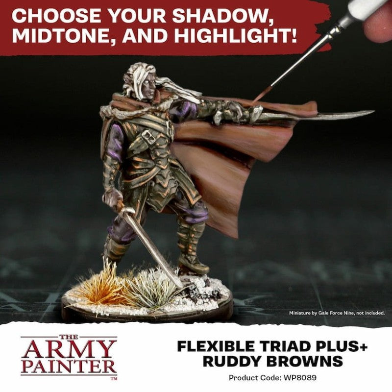 Army Painter - Ruddy Browns Flexible Triad PLUS+