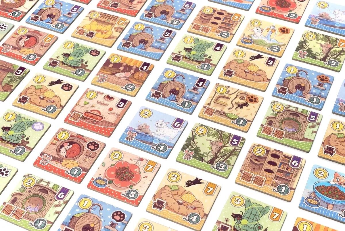 Au Bonheur des Chats - tuiles - 123JEUX