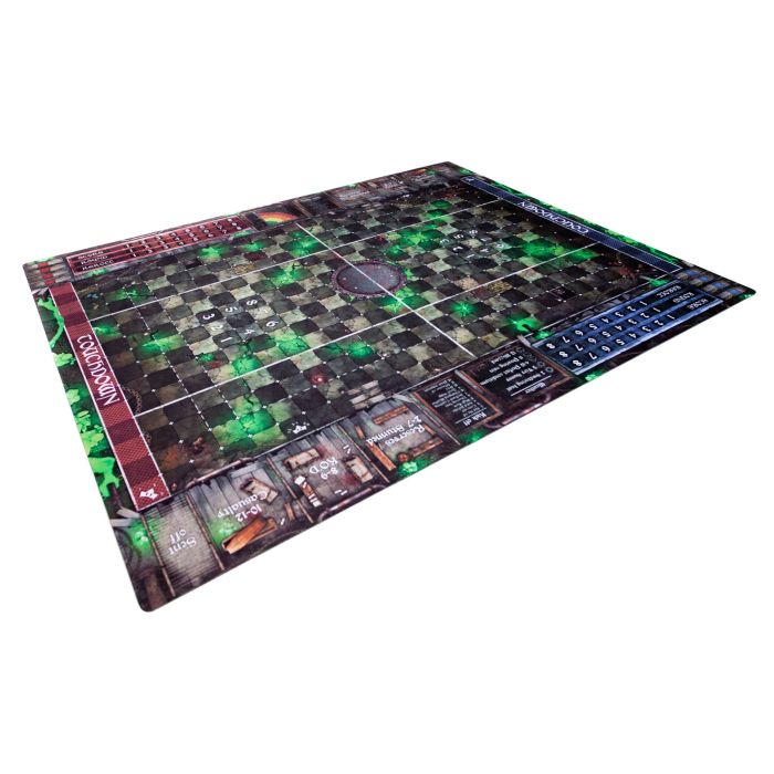 Blood Bowl 7 saison – Canals – 35.5″ x 27.5″ / 90cm x 70cm – single-sided rubber mat
