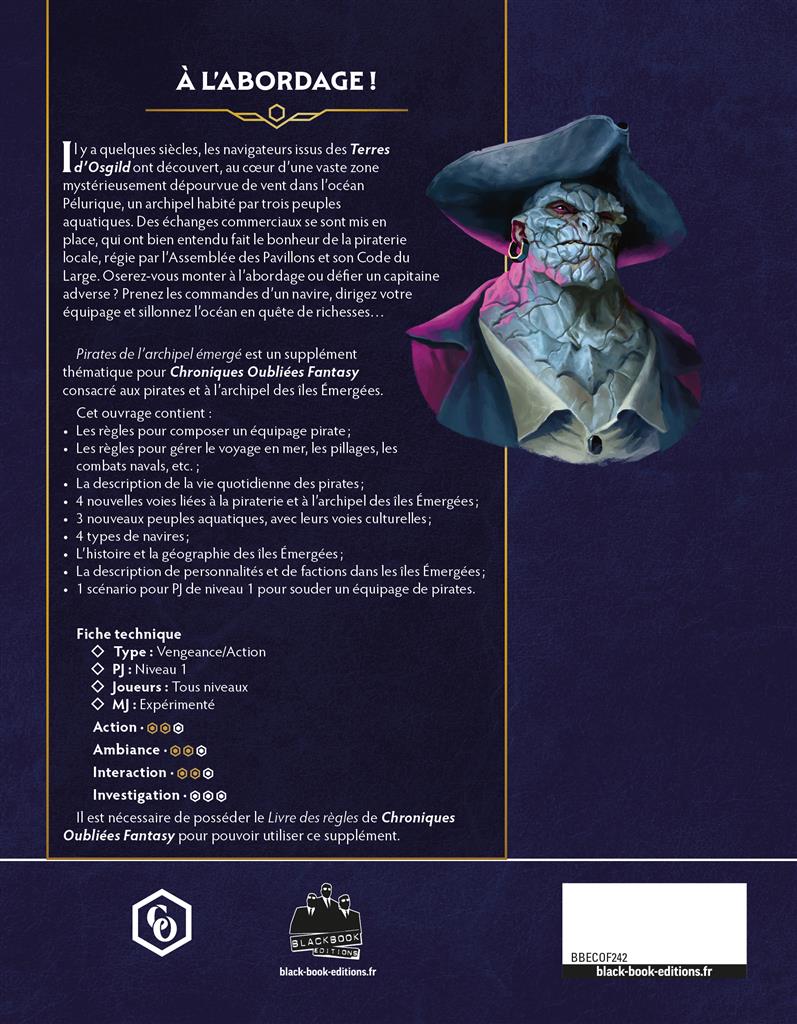 Chroniques Oubliées Fantasy 2 - Pirates de l'archipel émergé