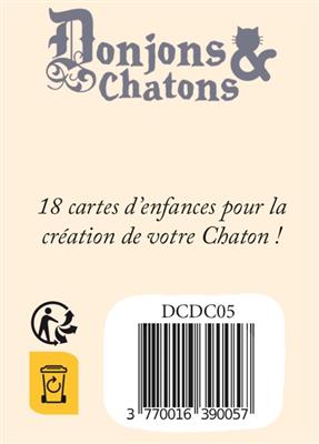 Donjons et Chatons : Cartes d’Enfances