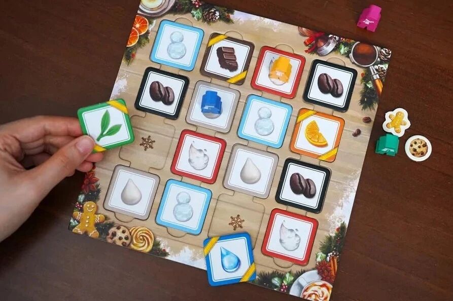 Coffee Rush L'Hiver - plateau - 123JEUX