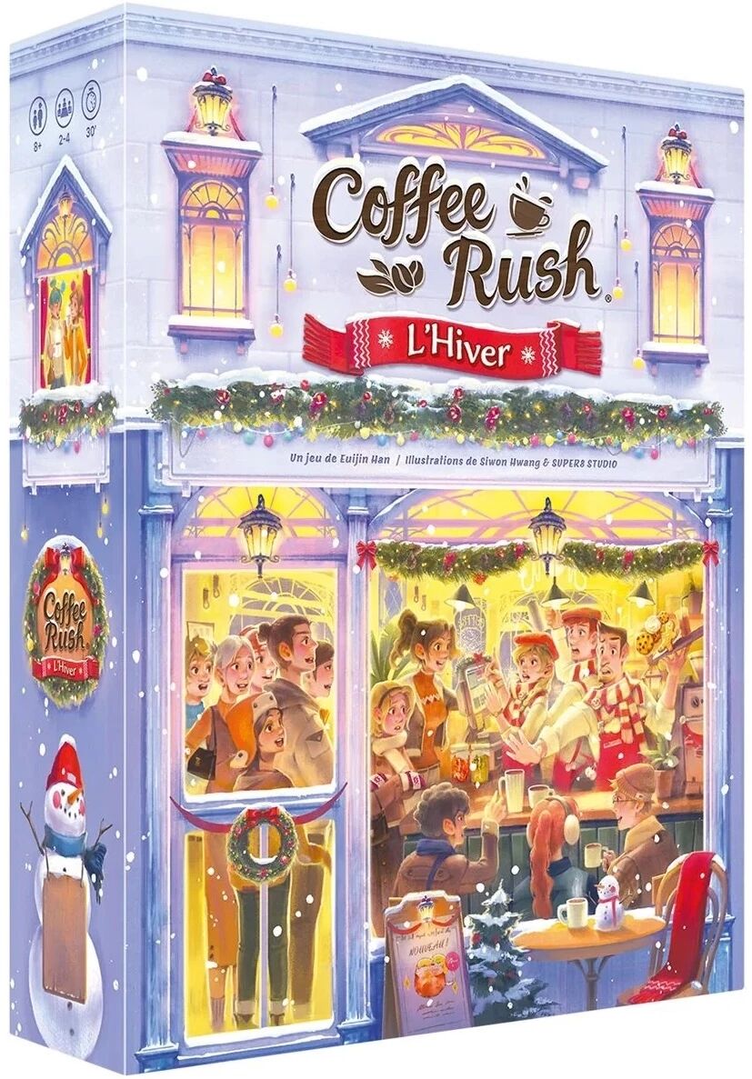 Coffee Rush L'Hiver - boîte du jeu - 123JEUX