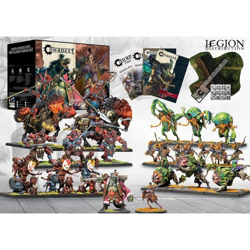 Conquest - Two Player Starter Set - Yoroni VS Weaver Courts (Sortie novembre 2026)