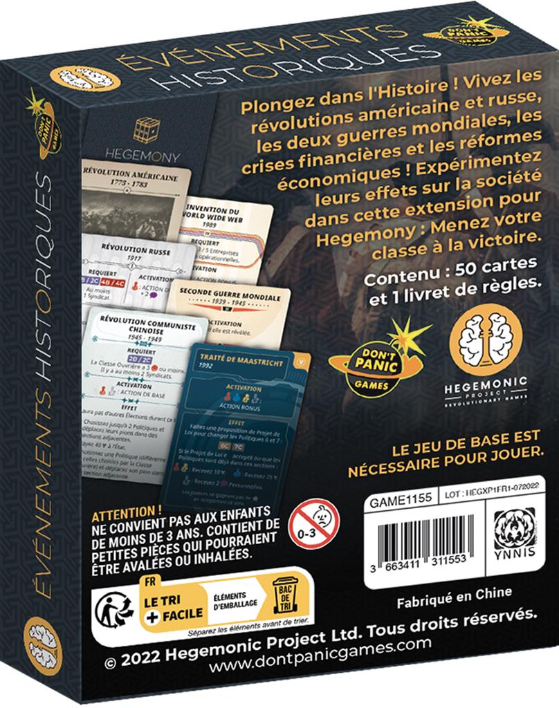 Hegemony : Événements historiques (Extension)(EN STOCK)
