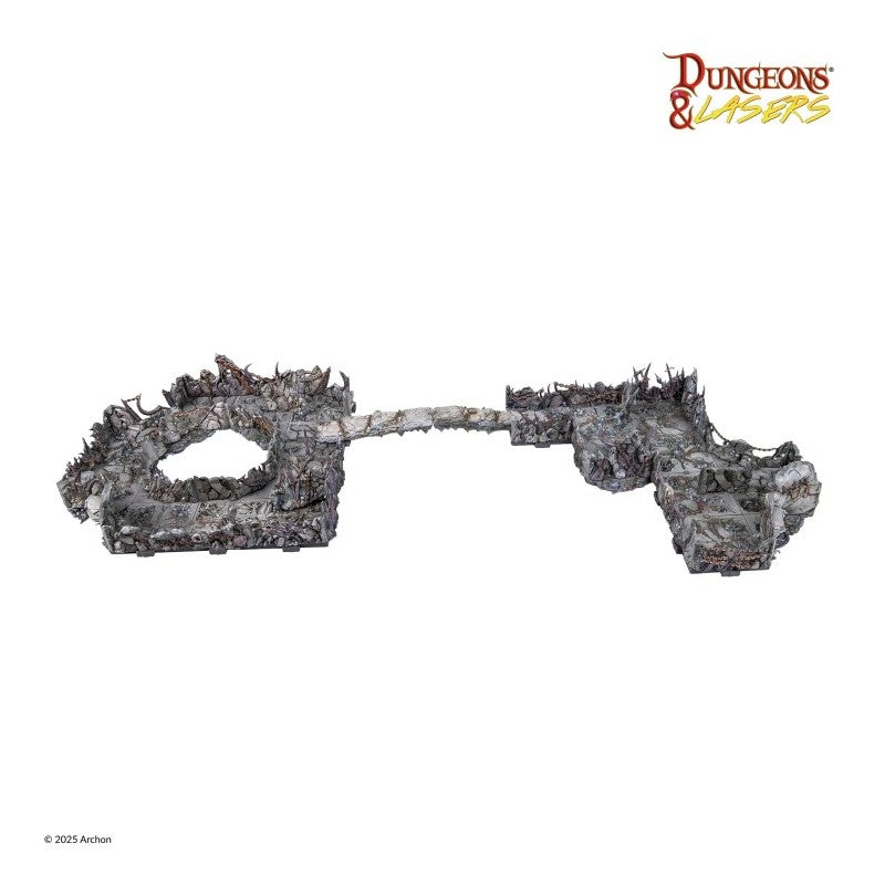 Dungeons & Lasers - Décors - DEMONIC CAVES Prépeint