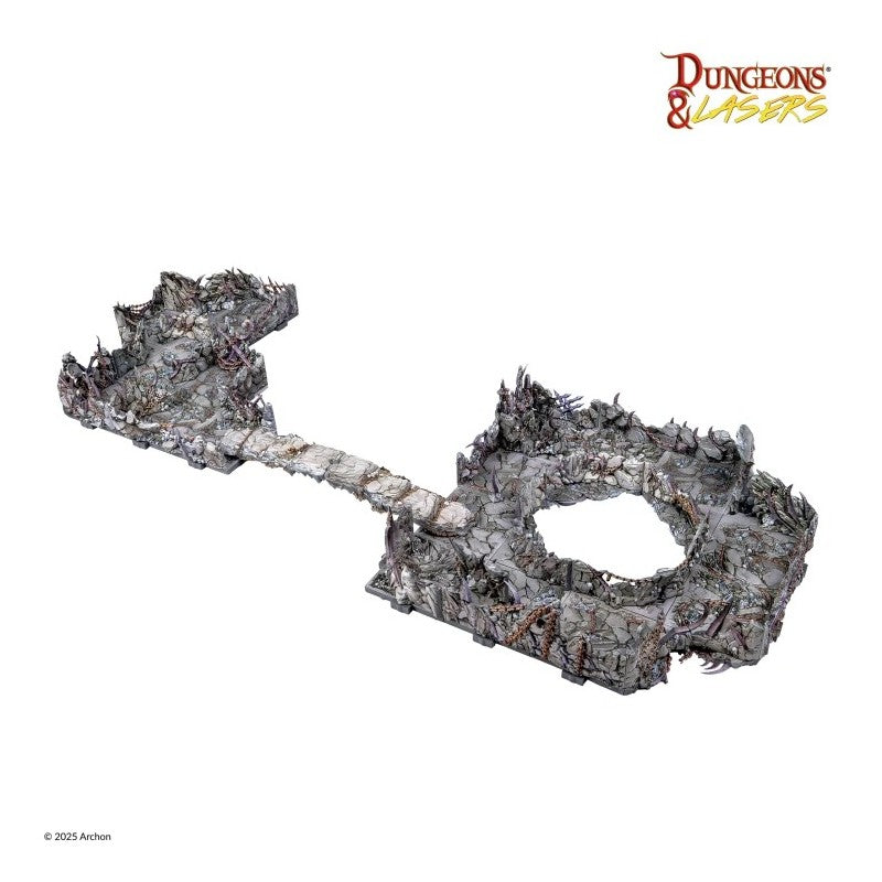 Dungeons & Lasers - Décors - DEMONIC CAVES Prépeint