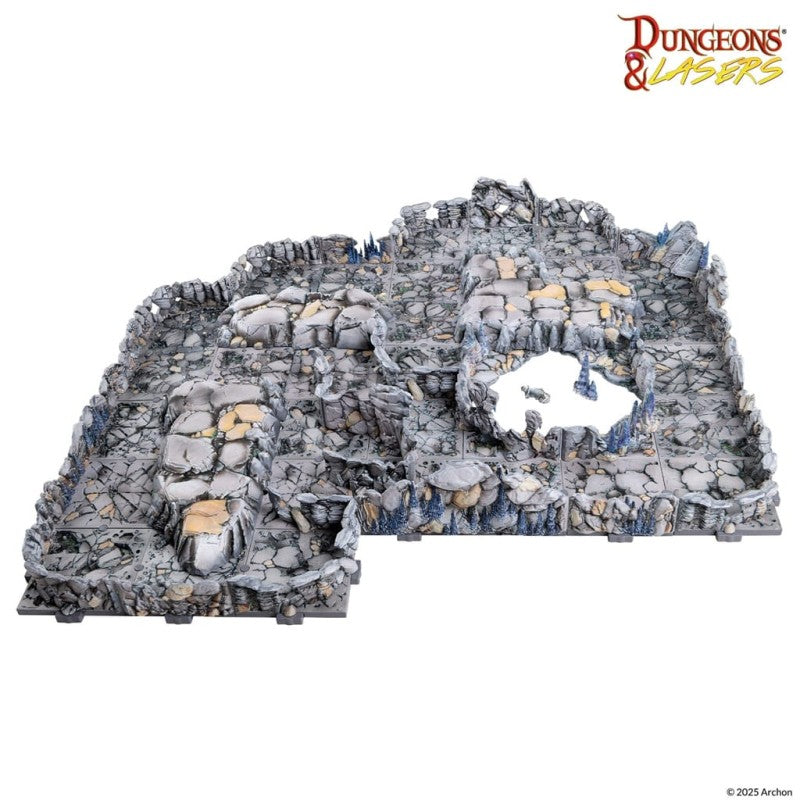 Dungeons & Lasers - Décors - Rocky Caves Prépeint