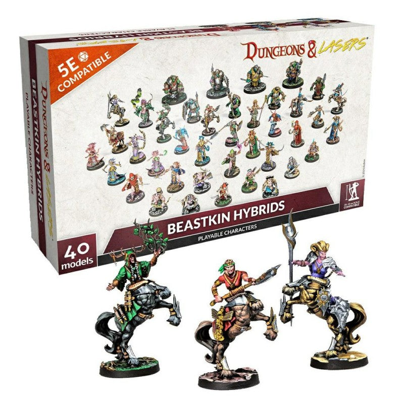 Dungeons & Lasers - Figurines - Beastkin Hybrids : Playable Characters