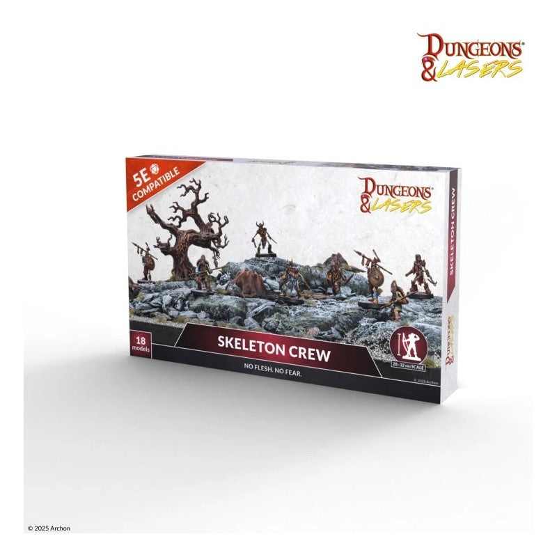 Dungeons & Lasers  - Figurines - Skeleton Crew