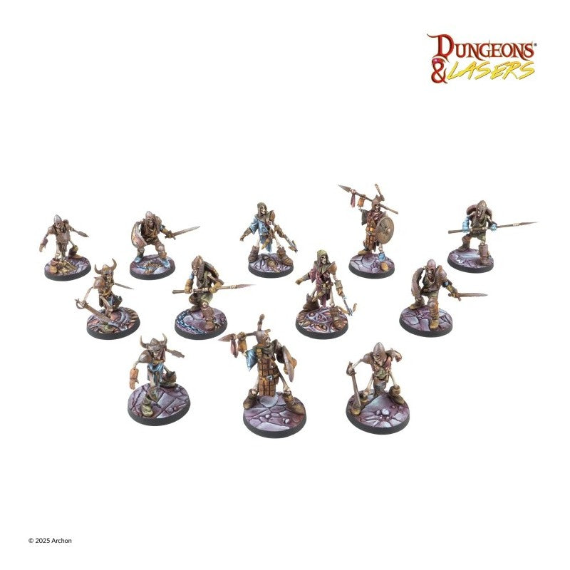 Dungeons & Lasers  - Figurines - Skeleton Crew