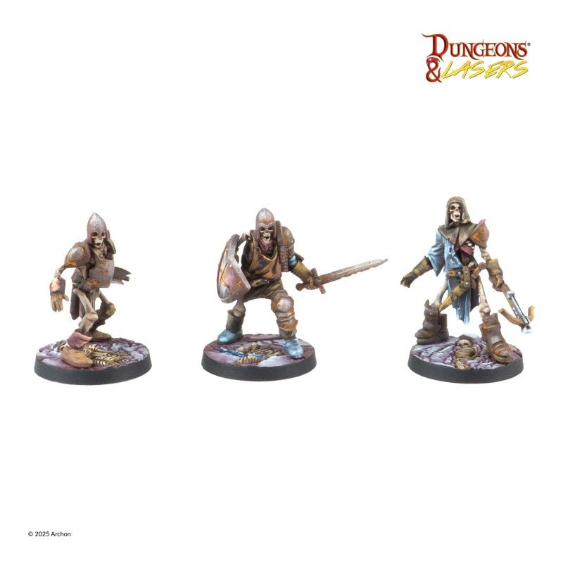 Dungeons & Lasers  - Figurines - Skeleton Crew
