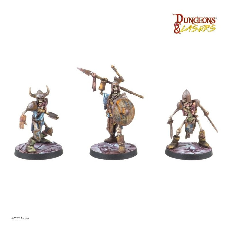 Dungeons & Lasers  - Figurines - Skeleton Crew