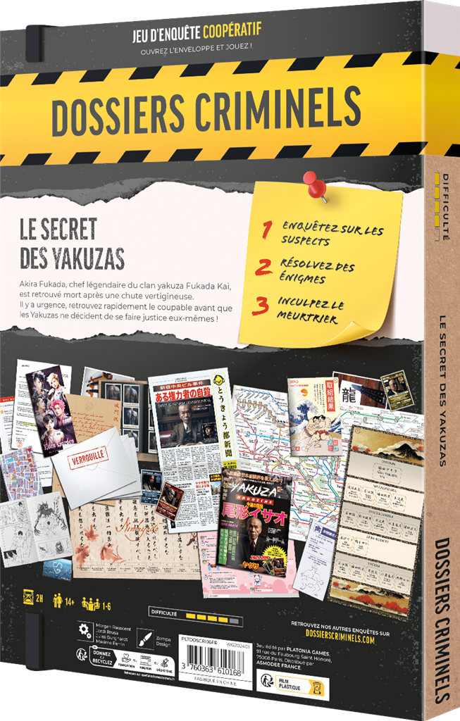 Dossiers Criminels - Le secret des Yakuzas (EN STOCK)