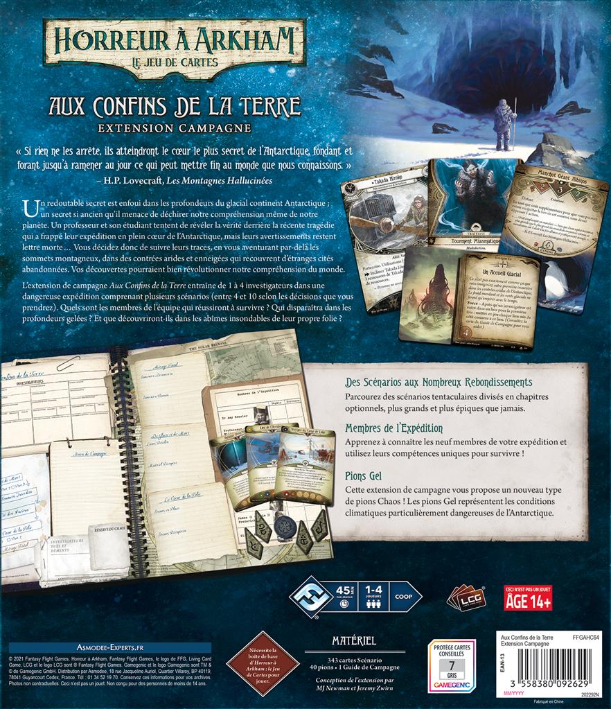 Horreur à Arkham : Le Jeu de Cartes : Aux Confins de la Terre (Campagne)