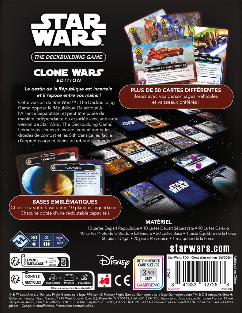 Star Wars : The Deck Building Game : Clone Wars
