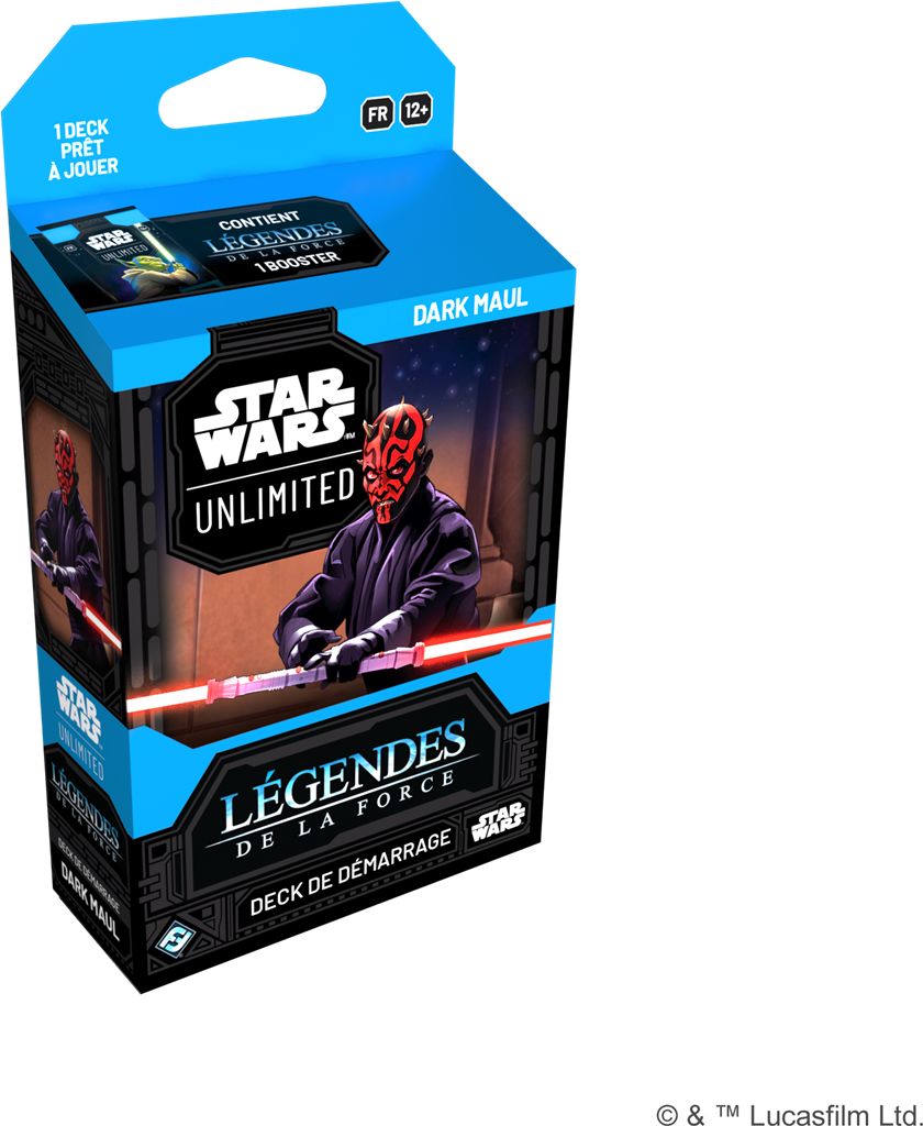 Star Wars Unlimited : Legendes de la Force Deck Dark Maul en Francais