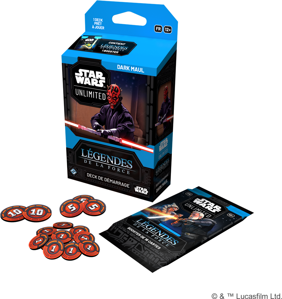 Star Wars Unlimited : Legendes de la Force Deck Dark Maul en Francais