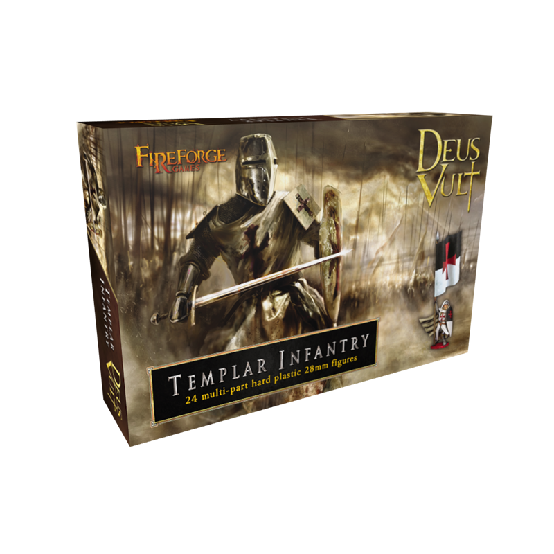 Fireforge - Medieval - military order - Templar infantry / Infanterie des Templiers