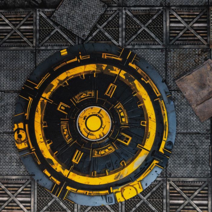 Fusion Pod – Zones en caoutchouc pour WH40k (EN STOCK)