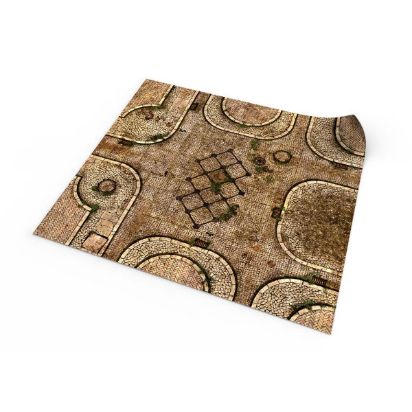 Gates of Menoth – Tapis de jeu en caoutchouc simple face 24″x24″ / 60 x 60 cm