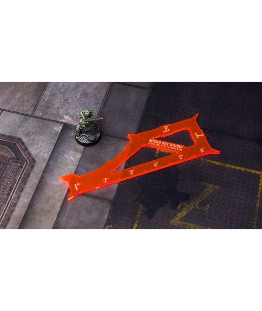 Gauge 1" 2" 3" 6" Spikey Fluo Orange