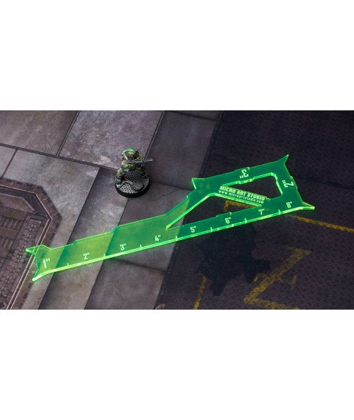 Gauge 1" 2" 3" 8" Spikey Fluo Green