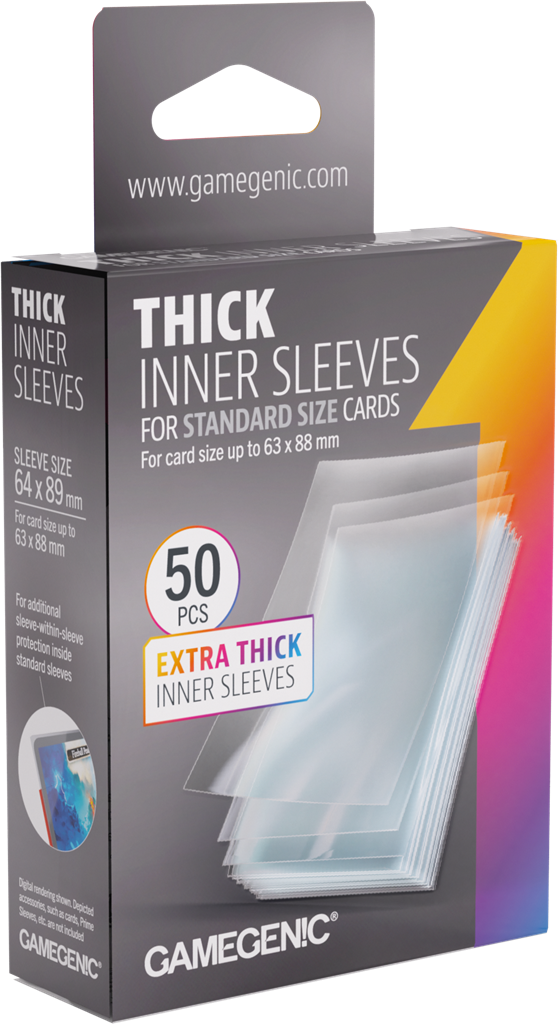 Gamegenic :  Thick Inner Sleeves 64x89