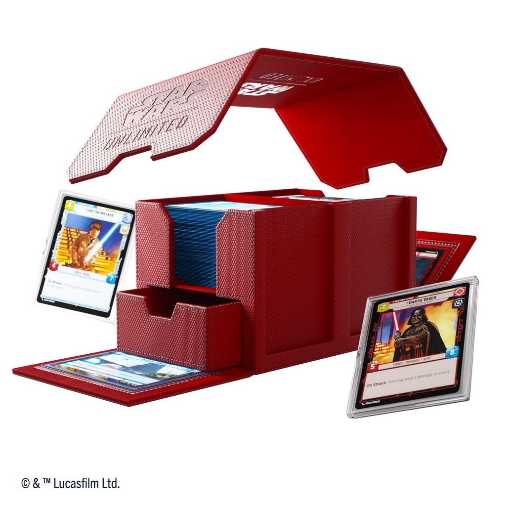 Star Wars Unlimited: Gamegenic: Double Deck Pod Rouge