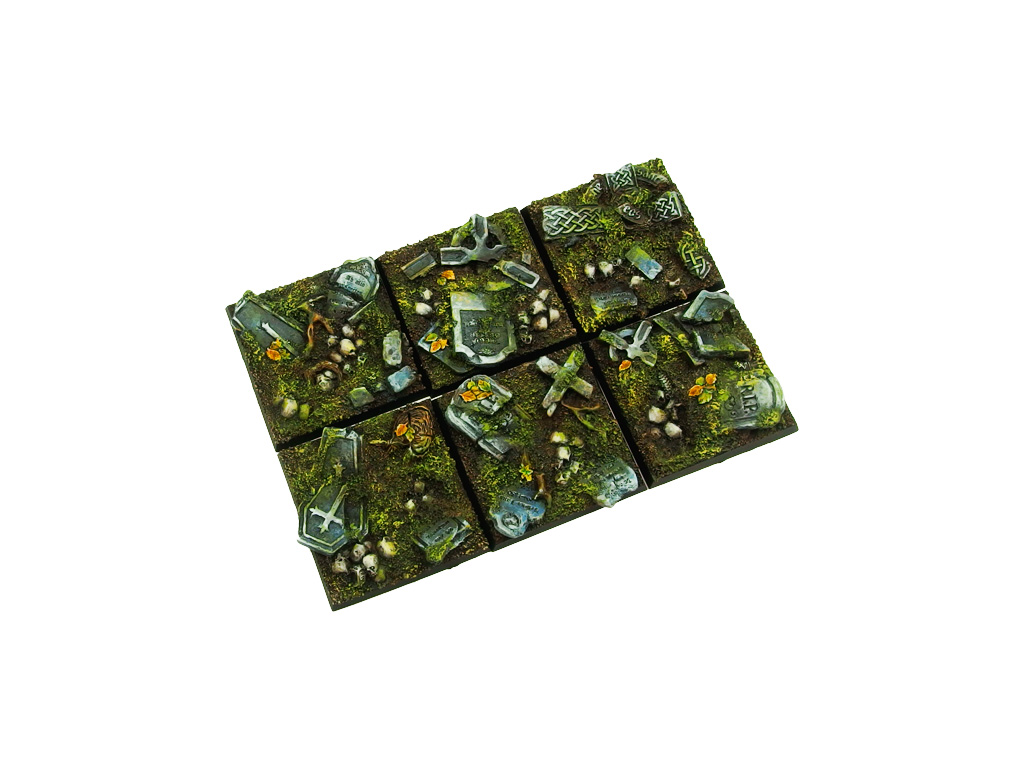 Graveyard Bases 40x40mm (x4)