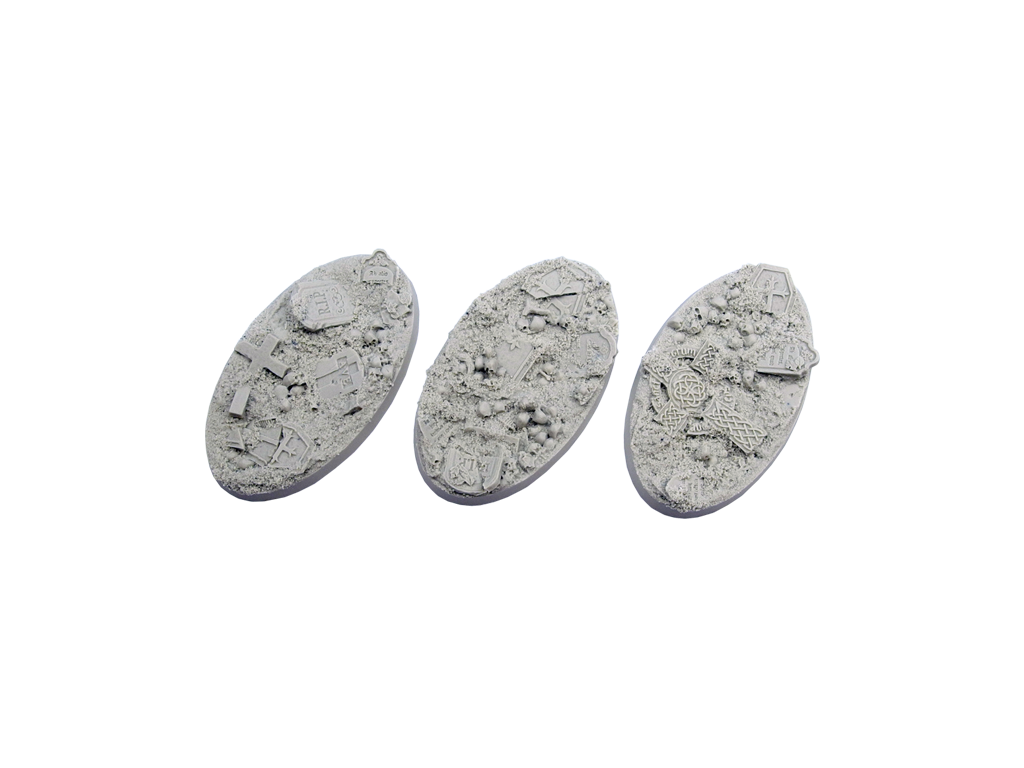 Graveyard Bases, Oval 75x42mm (2)