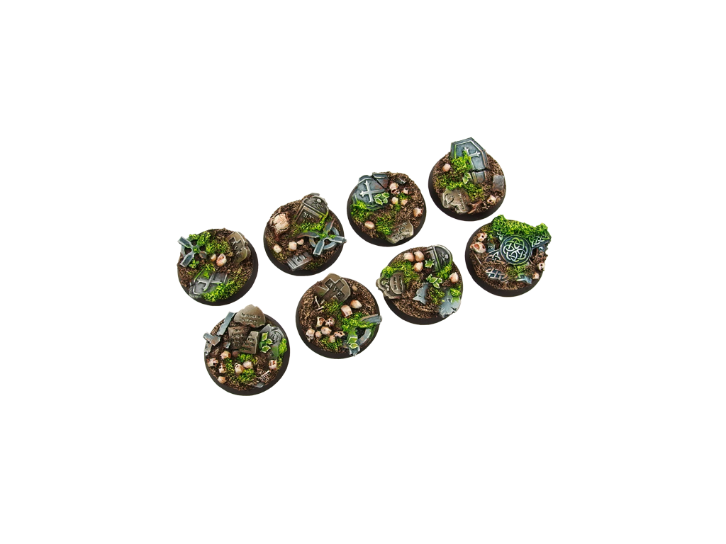 Graveyard Bases, Round 32mm (X4)