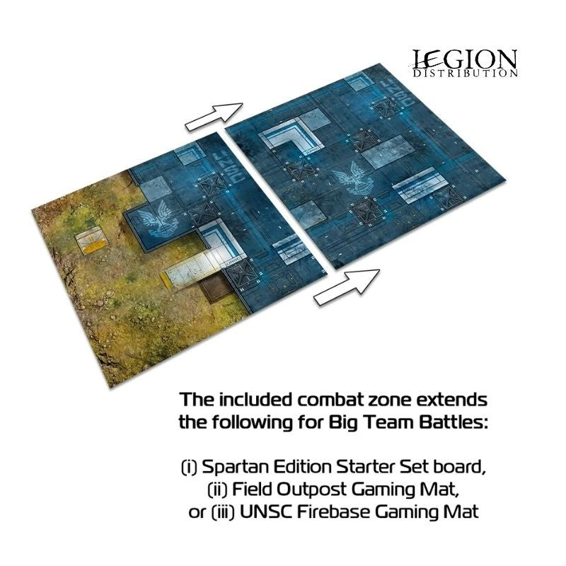 Halo Flashpoint - UNSC Firebase Entrance Deluxe Gaming Mat (Sortie novembre 2026)