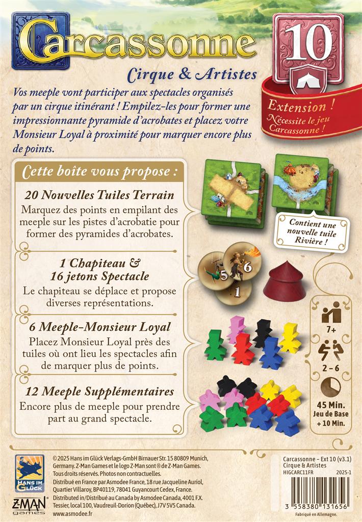 Carcassonne : Cirque et Artistes 2025