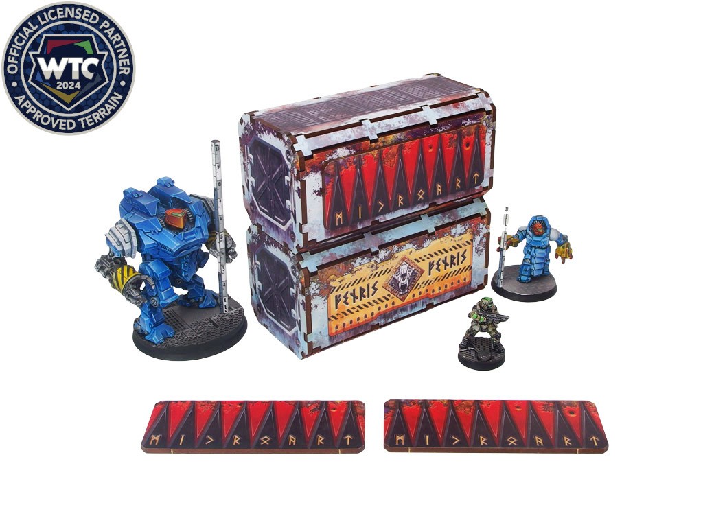 Imperial Fenris WTC Containers (2) PRÉPEINTS