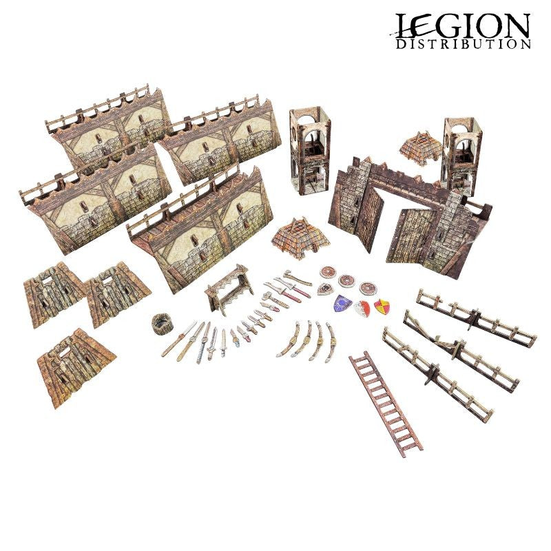 Maladum : Ingonsburn Boundary Walls (Terrain 3D) (Sortie novembre 2026)