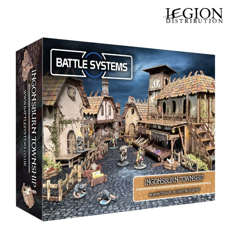 Maladum : Ingonsburn Township (Terrain 3D) (Sortie octobre 2026)