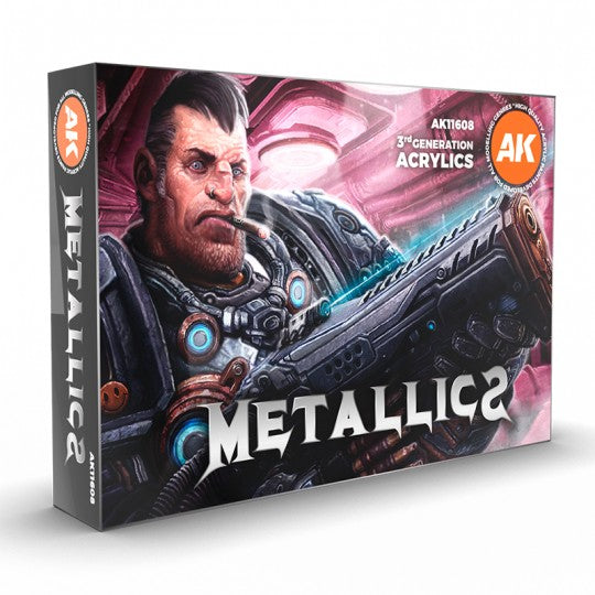 Acrylics 3GEN sets :Metallics Set