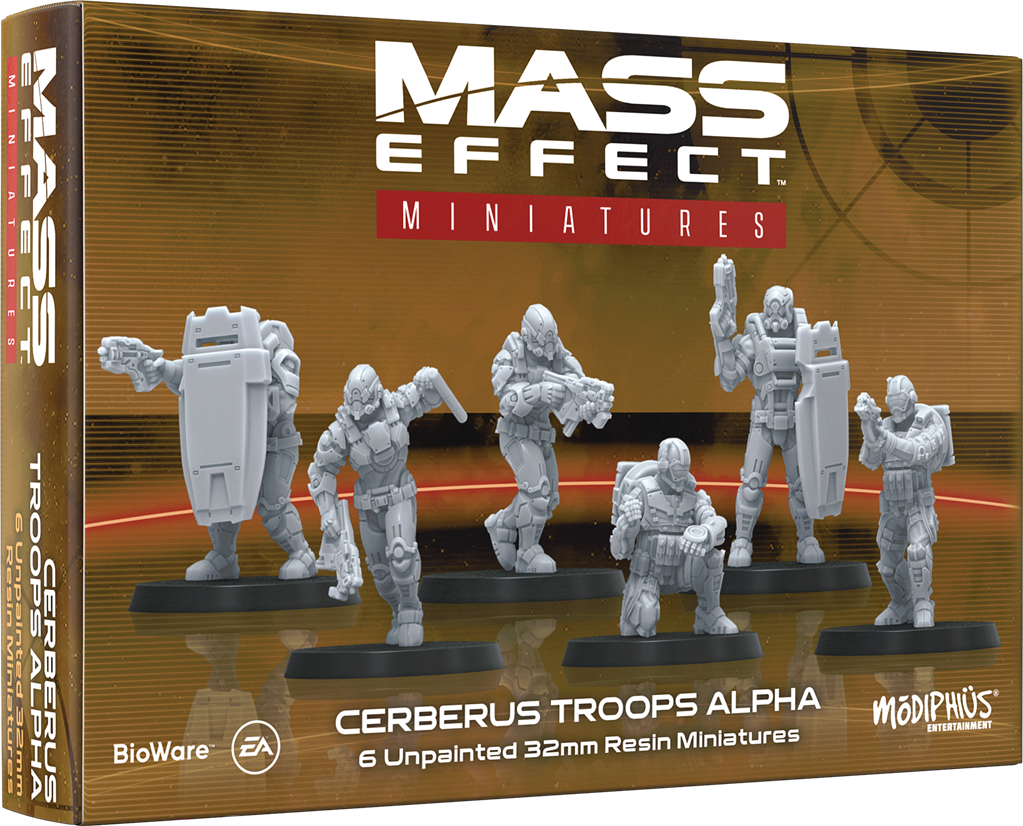 Mass Effect: Cerberus Forces Alpha (Resin Set) en Anglais